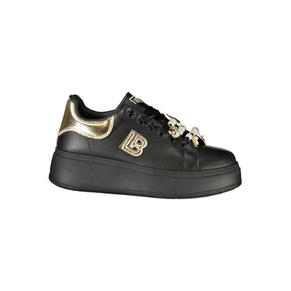 Laura Biagiotti Black Polyester Women Sneaker