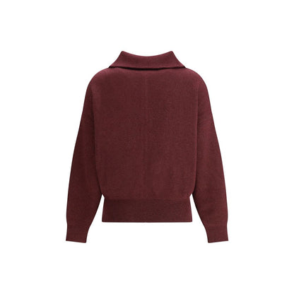 Marant Etoile Bordeaux Cotton Cardigan