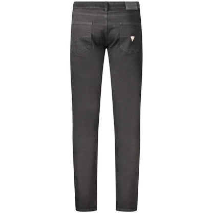 Guess Jeans Nero Cotton Mens Skinny Jean