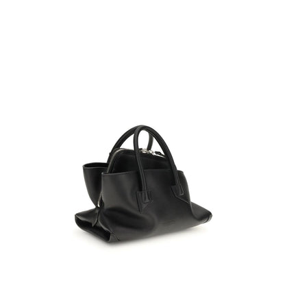 The Attico Black Calf Leather Bos Taurus Handbag