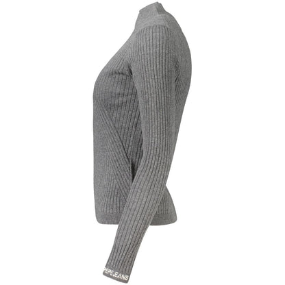 Pepe Jeans Gray Cotton Women Sweater