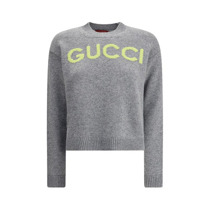 Gucci Gray Wool Sweatshirt