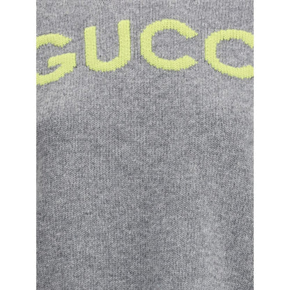 Gucci Gray Wool Sweatshirt