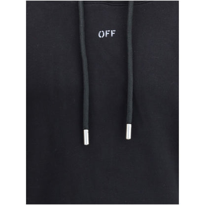 Off-White Black Cotton Sweatshirt