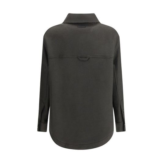 Ami Paris Gray Wool Clothing