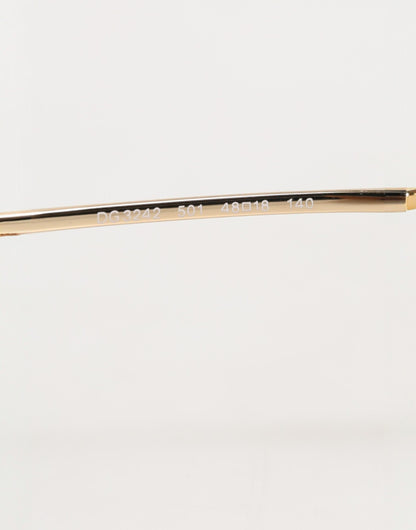 Dolce & Gabbana Black Acetate Cat Eye Frame Eyeglass Reading Glass