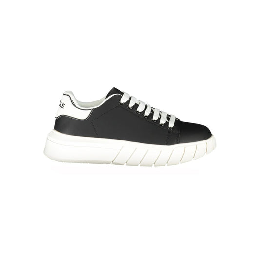 Gaelle Paris Black Polyester Sneaker