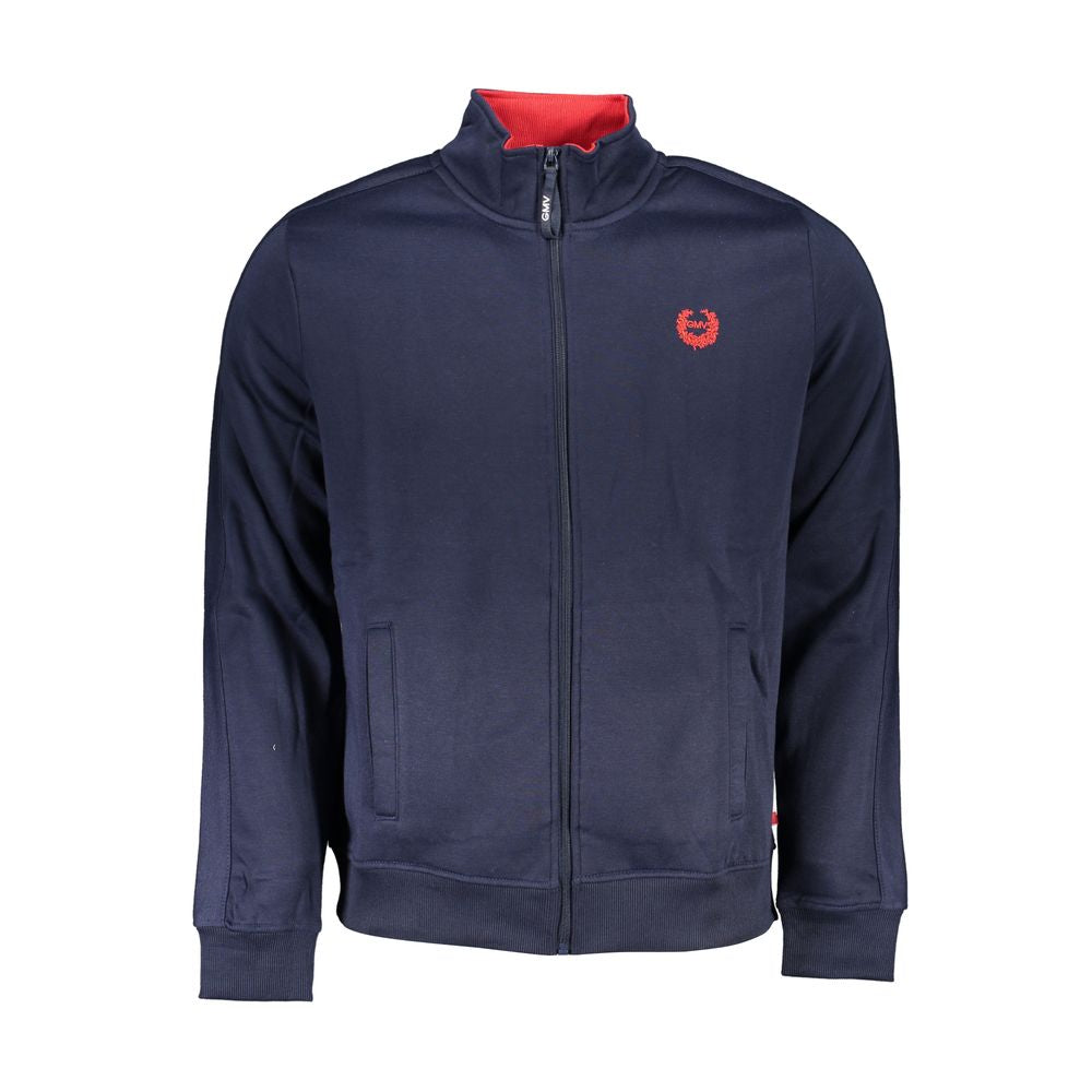 Gianmarco Venturi Blue Polyester Men Sweatshirt