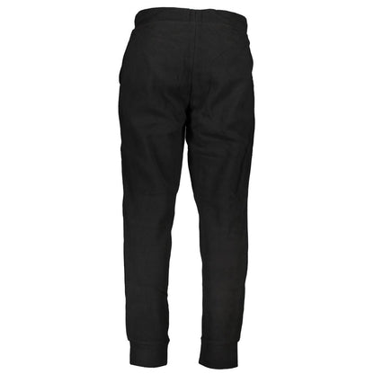 Gianmarco Venturi Black Polyester Men's Sweatpants