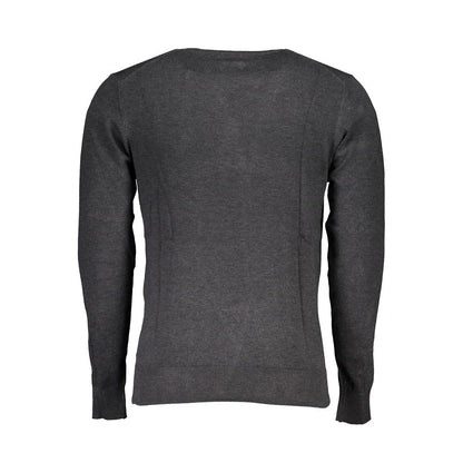 Gianmarco Venturi Grigio Viscosa Men Sweater
