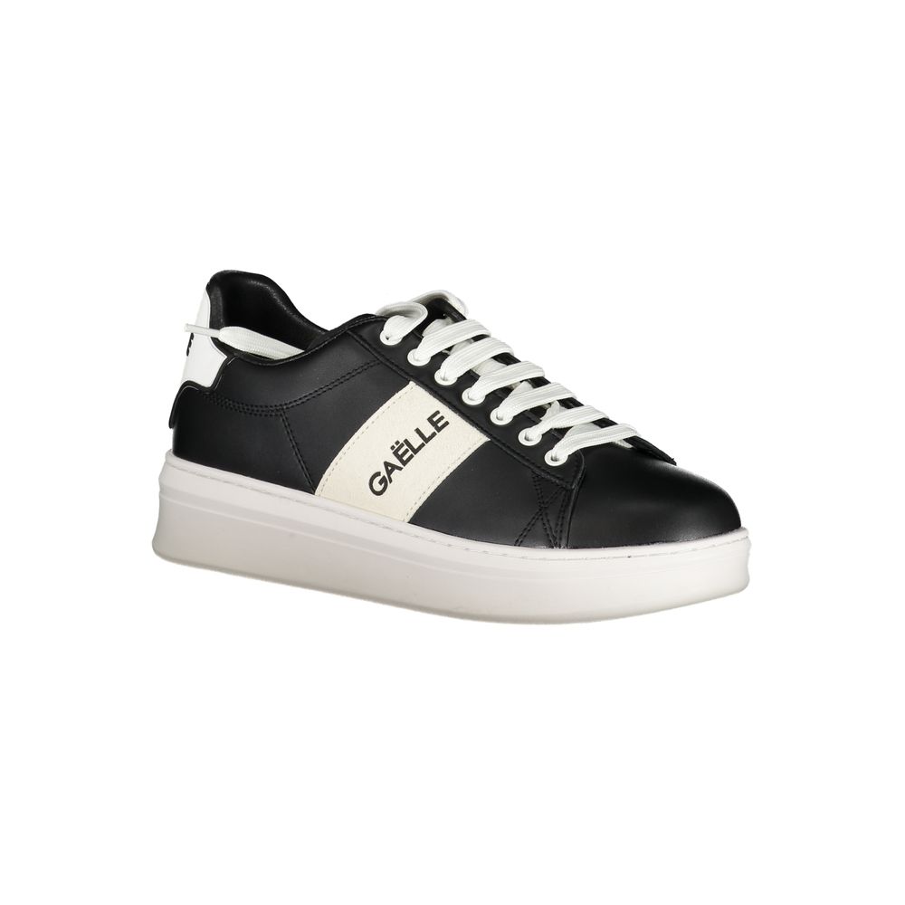 Gaelle Paris Black Polyethylene Sneaker
