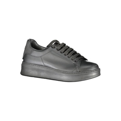 Gaelle Paris Black Polyethylene Sneaker