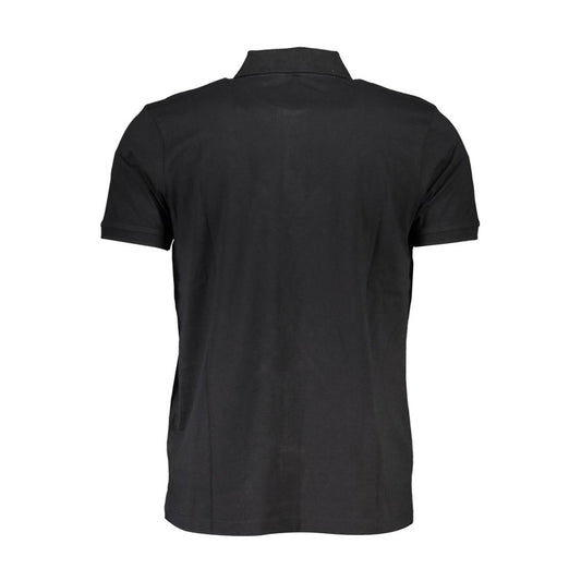 Gianmarco Venturi Black Cotton Polo Shirt