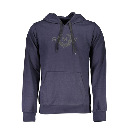 Gianmarco Venturi Blue Cotton Sweatshirt