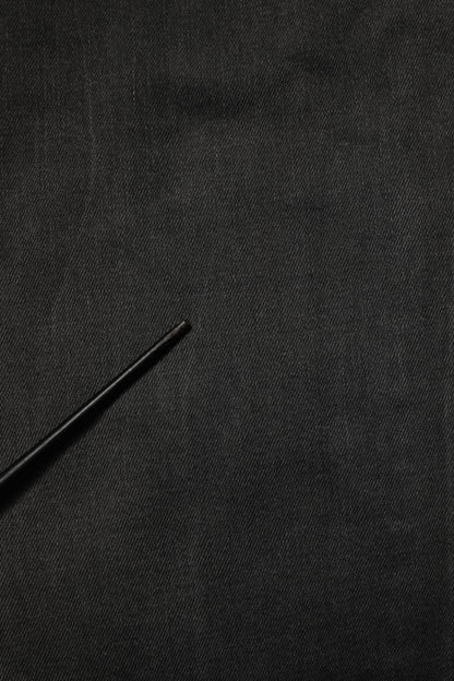 Dolce & Gabbana Dark Gray Cotton Skinny Men Denim Jeans