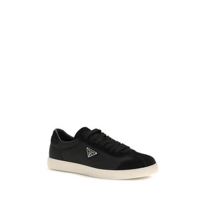 Prada Black Polyamide Low Top Sneakers