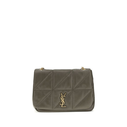 Saint Laurent Green Calf Leather Bos Taurus Shoulder Bag