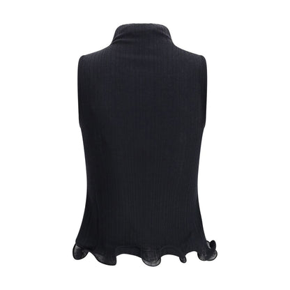 Fendi Black Wool Top