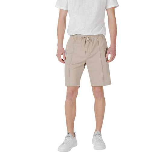 Antony Morato Beige Polyester Bermuda Shorts