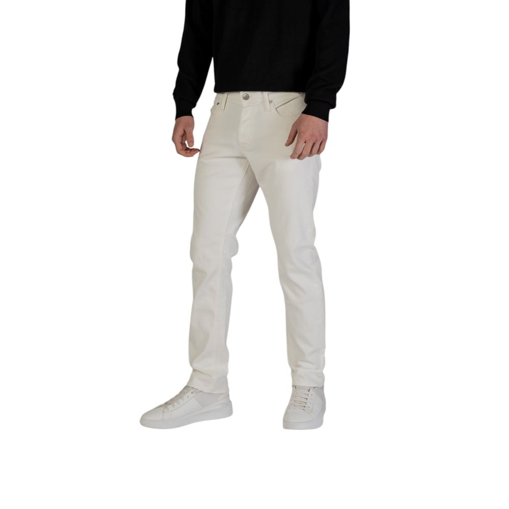 Jack Jones White Cotton Skinny Jeans