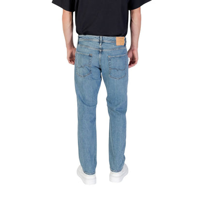 Jack Jones Blue Cotton Skinny Jean