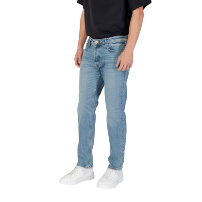 Jack Jones Blue Cotton Skinny Jean