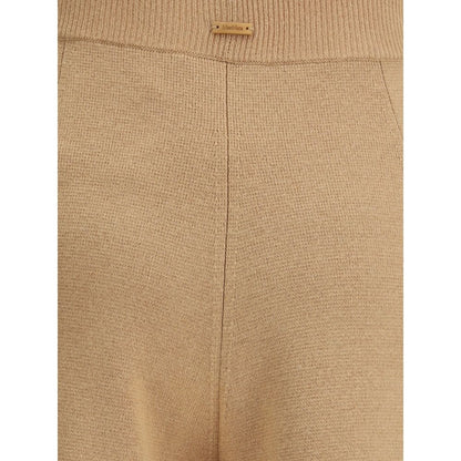 Max Mara Beige Wool Casual Pants