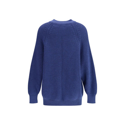 Ella Blue Merino Wool Sweatshirt