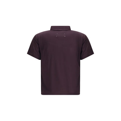 Margiela Purple Viscose Polo Shirt