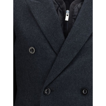 Sacai Gray Wool Coat
