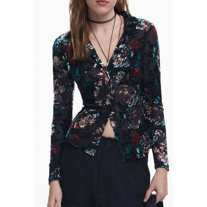 Desigual Black Polyester Shirt