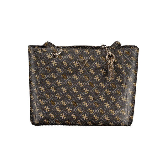 Guess Jeans Brown Polyethylene Handbag