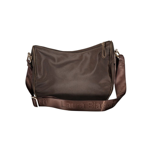 Laura Biagiotti Brown Polyester Handbag