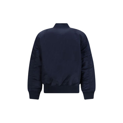 ALPHA INDUSTRIES Blue Nylon Bomber