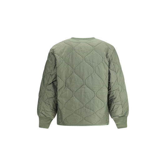 ALPHA INDUSTRIES Green Nylon Coat