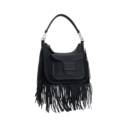 Pierre Hardy Black Calf Leather Bos Taurus Shoulder Bag