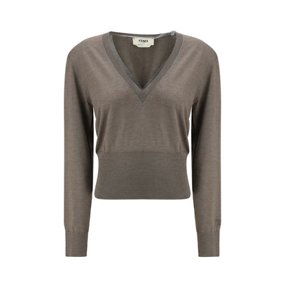 Fendi Brown Cashmere Cashmere Sweater