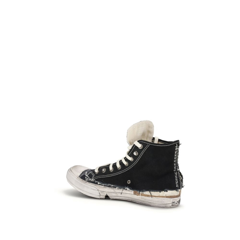 Margiela Black Rubber High Top Sneakers