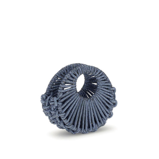 HIBOURAMA Blue Resin Handbag