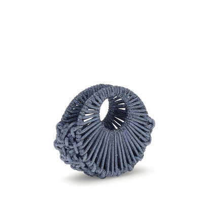 HIBOURAMA Blue Resin Handbag