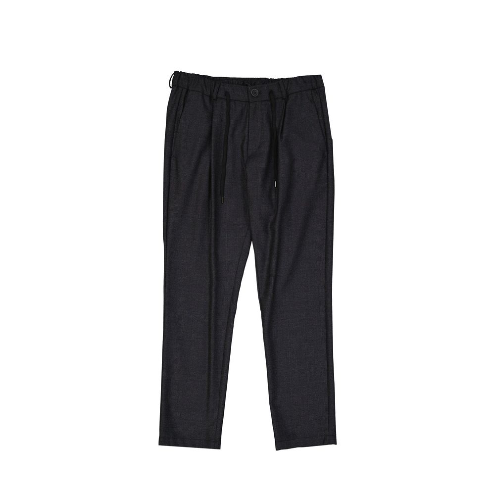 Herno Gray Wool Casual Pants