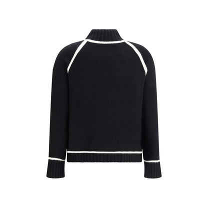 Max Mara Black Wool Turtleneck