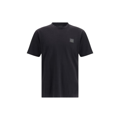 Stone Island Black Cotton T-Shirt