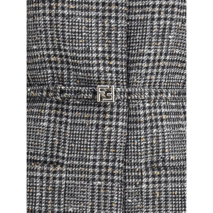Fendi Gray Fleece Wool Clothing
