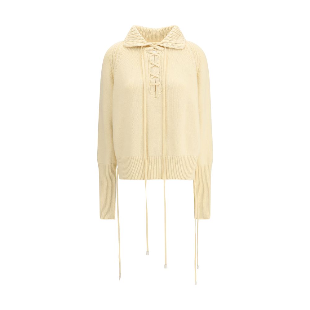 Ermanno Scervino Cream Cashmere Cashmere Sweater