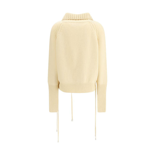 Ermanno Scervino Cream Cashmere Cashmere Sweater