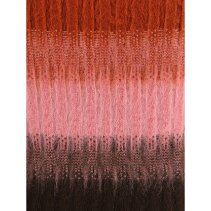 Fendi Multicolor Mohair Midi Skirt