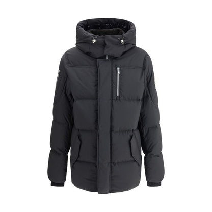 Moose Knuckles Black Nylon Coat