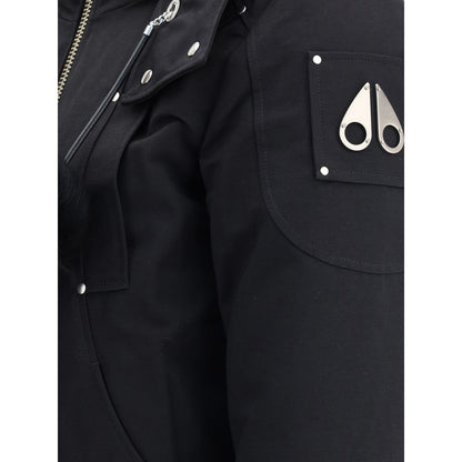 Moose Knuckles Black Cotton Clothing