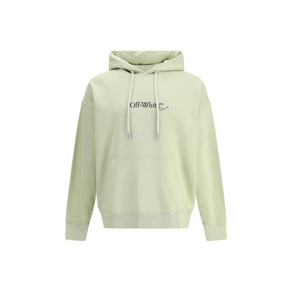 Off-White Green Cotton Sweatshirt